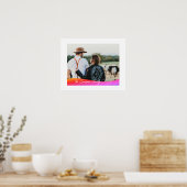 Einfaches 1-Foto-Vollformat - Skripttext-Overlay Poster (Küche)