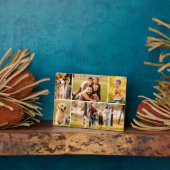 Einfaches 5-Foto Collage-Foto Fotoplatte (Seite)