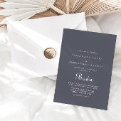 Einfaches Abend Boho Boda Wedding Einladung