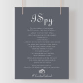 Einfaches Abend Boho I Spy Wedding Game