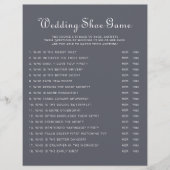 Einfaches Abend Boho Wedding Shoe Game (Vorderseite)