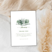 Einfaches Abenteuer Beginnen Rustikaler Wald Kinde Dankeskarte