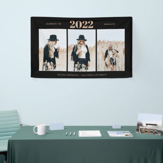 Einfaches Abschluss 3 Foto Banner (Messeveranstaltung)