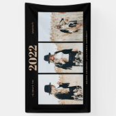 Einfaches Abschluss 3 Foto Banner (Vertikal)