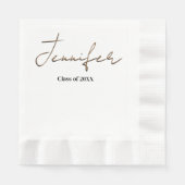 Einfaches Abschluss Serviette (Vorderseite)