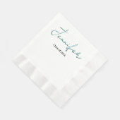 Einfaches Abschluss Serviette (Ecke)