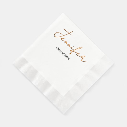 Einfaches Abschluss Serviette (Ecke)