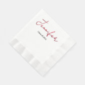 Einfaches Abschluss Serviette (Ecke)