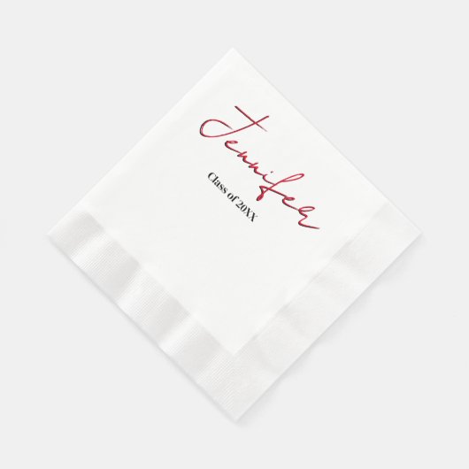 Einfaches Abschluss Serviette (Ecke)