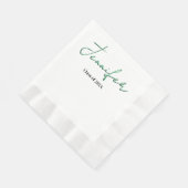 Einfaches Abschluss Serviette (Ecke)