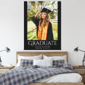 Einfaches Abschluss Stilvolles Modernes Graduate F Leinwanddruck (Insitu (Schlafzimmer))