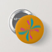 Einfaches abstraktes Schmetterlingsflug-Chaos-Must Button (Vorne & Hinten)