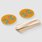 Einfaches Abstraktes Schmetterlingsflugmuster Fächer (Non-assembled)