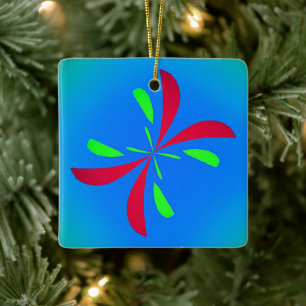 Einfaches Abstraktes Schmetterlingsflugmuster Keramikornament