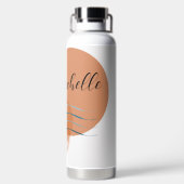 Einfaches Abstraktes Skript Trinkflasche (Rückseite)