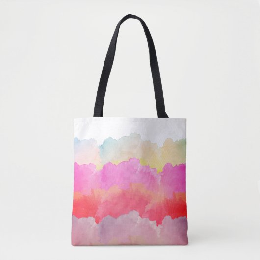 Einfaches Abstraktes Watercolor-Design Tasche (Vorderseite)