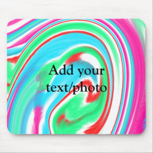 Einfaches Acryl-Guss-Marmor, fügen Sie Ihren Text, Mousepad