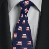 Einfaches amerikanisches Flag-Muster Krawatte