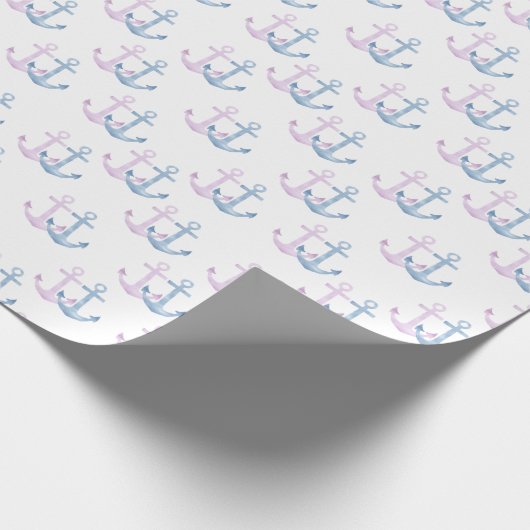 Einfaches Anchor Duo! Geschenkpapier (Ecke)