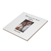 einfaches Andenken mit Foto-Text Fliese (Seite)
