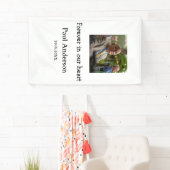 einfaches Andenken mit Foto und Text Banner (Insitu)
