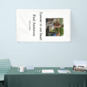 einfaches Andenken mit Foto und Text Banner (Messeveranstaltung)