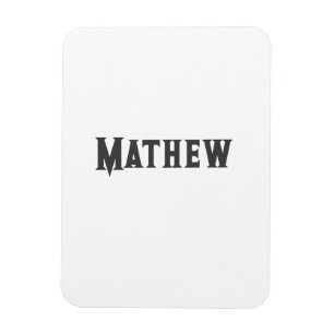 einfaches Anfangsbuchstabe Monogramm fügen Sie Ihr Magnet