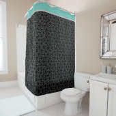 einfaches Arrow-Kontur-Muster Duschvorhang (Beispiel)
