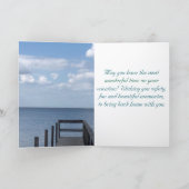 Einfaches, Atemberaubendes Meer, Urlaub Karte (Innenseite)