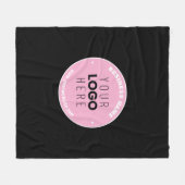 Einfaches Austauschen und Bearbeiten von Text für  Fleecedecke (Vorderseite (Horizontal))