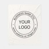 Einfaches Austauschen und Bearbeiten von Text für  Fleecedecke (Vorderseite)