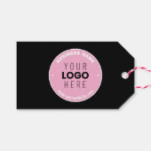 Einfaches Austauschen und Bearbeiten von Text für  Geschenkanhänger (Vorderseite (Horizontal))