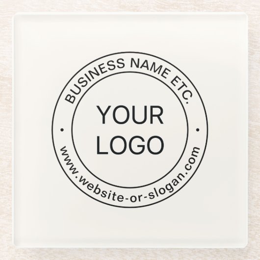 Einfaches Austauschen und Bearbeiten von Text für  Glasuntersetzer (Vorderseite)