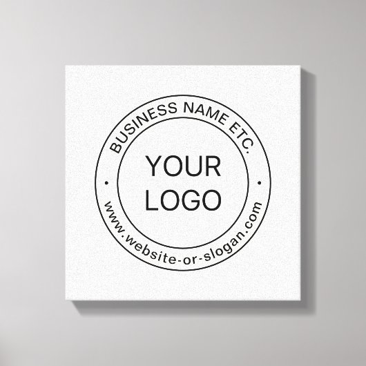 Einfaches Austauschen und Bearbeiten von Text für  Leinwanddruck (Vorderseite)