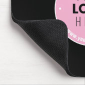 Einfaches Austauschen und Bearbeiten von Text für Mousepad (Ecke)