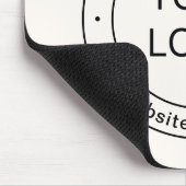 Einfaches Austauschen und Bearbeiten von Text für Mousepad (Ecke)