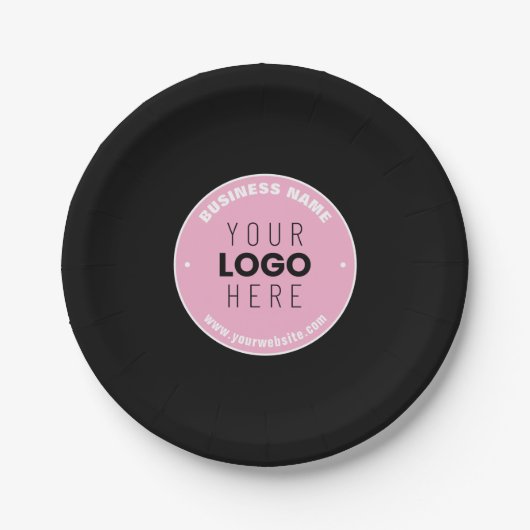 Einfaches Austauschen und Bearbeiten von Text für Pappteller (Vorderseite)