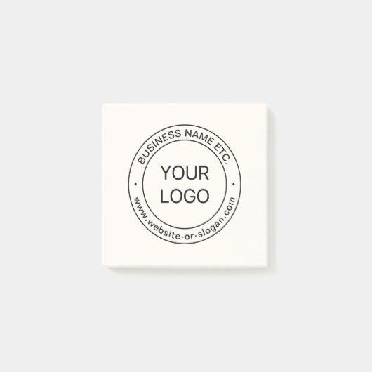 Einfaches Austauschen und Bearbeiten von Text für Post-it Klebezettel (Vorderseite)