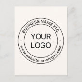 Einfaches Austauschen und Bearbeiten von Text für  Postkarte (Vorderseite)