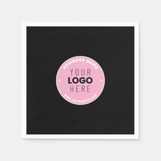 Einfaches Austauschen und Bearbeiten von Text für Serviette (Vorderseite)