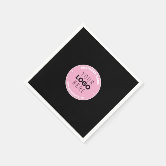 Einfaches Austauschen und Bearbeiten von Text für  Serviette (Ecke)