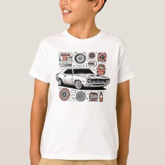 Einfaches Auto Graphic 003 T-Shirt
