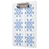 Einfaches Azulejo   Klemmbrett (Links)