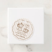 Einfaches Baby braut Danke Geschenkanhänger (Beispiel)