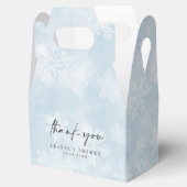 Einfaches Baby Es ist kalt draußen im Winter Gable Geschenkschachtel (Geöffnet)