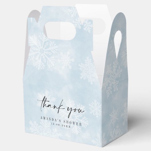 Einfaches Baby Es ist kalt draußen im Winter Gable Geschenkschachtel (Geöffnet)