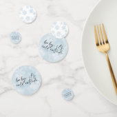 Einfaches Baby Es ist kalt draußen Winter Baby Dus Konfetti (Gruppe)