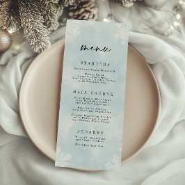 Einfaches Baby Es ist kalt draußen Winter Baby Dus Menükarte