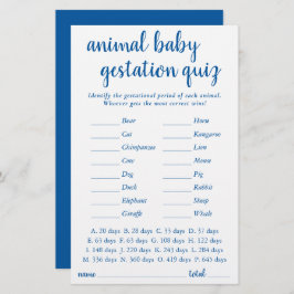 Einfaches Baby | French Blue Gestational Game