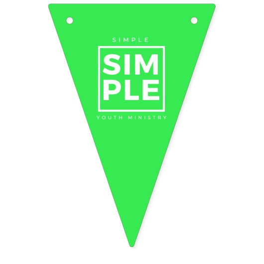 Einfaches Banner des Jugendministeriums (Dritte Fahne)